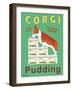 Corgi Pudding-Ken Bailey-Framed Premium Giclee Print