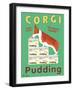 Corgi Pudding-Ken Bailey-Framed Premium Giclee Print