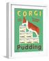 Corgi Pudding-Ken Bailey-Framed Premium Giclee Print