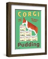 Corgi Pudding-Ken Bailey-Framed Giclee Print