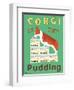 Corgi Pudding-Ken Bailey-Framed Giclee Print