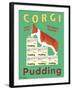 Corgi Pudding-Ken Bailey-Framed Premium Giclee Print