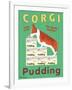 Corgi Pudding-Ken Bailey-Framed Giclee Print