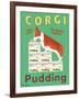 Corgi Pudding-Ken Bailey-Framed Giclee Print