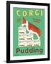 Corgi Pudding-Ken Bailey-Framed Giclee Print