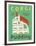 Corgi Pudding-Ken Bailey-Framed Giclee Print