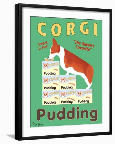 Corgi Pudding-Ken Bailey-Framed Giclee Print