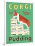 Corgi Pudding-Ken Bailey-Framed Giclee Print