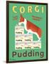 Corgi Pudding-Ken Bailey-Framed Giclee Print