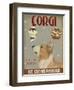 Corgi, Tan, Ice Cream-Fab Funky-Framed Art Print