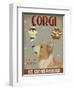 Corgi, Tan, Ice Cream-Fab Funky-Framed Art Print