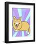 Corgi-My Zoetrope-Framed Art Print