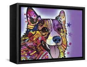 Corgi-Dean Russo-Framed Stretched Canvas