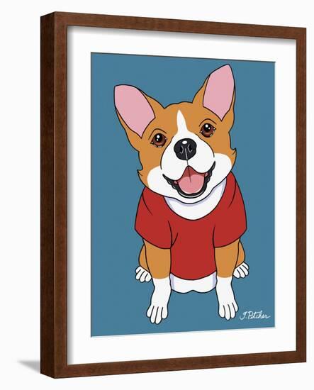 Corgi-Tomoyo Pitcher-Framed Giclee Print