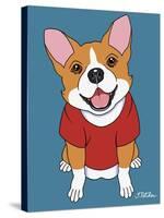 Corgi-Tomoyo Pitcher-Stretched Canvas