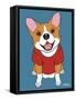 Corgi-Tomoyo Pitcher-Framed Stretched Canvas