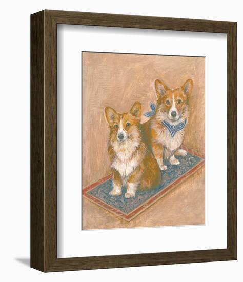 Corgis-Carol Ican-Framed Art Print