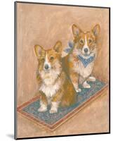 Corgis-Carol Ican-Mounted Art Print