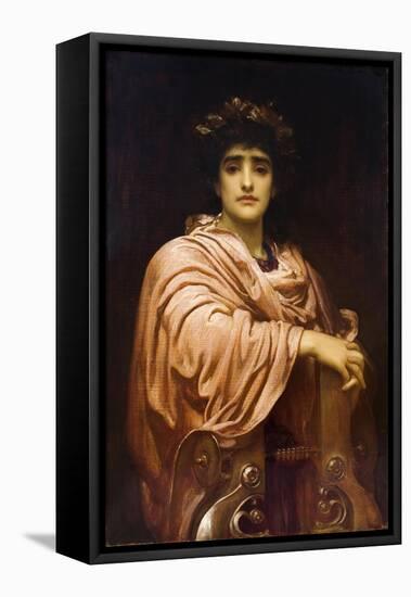 Corinna of Tanagra, C.1893-Frederic Leighton-Framed Stretched Canvas