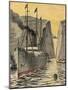 Corinth Canal-null-Mounted Art Print