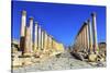 Corinthian Columns, Jerash, Jordan.-William Perry-Stretched Canvas