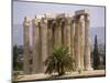 Corinthian Columns of the Temple of Zeus Dating from Between 174 BC and 132 AD, Athens, Greece-Ken Gillham-Mounted Photographic Print