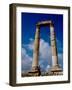 Corinthian Columns, Roman Temple and The Temple of Hercules, The Citadel, Amman, Jordan-Cindy Miller Hopkins-Framed Photographic Print