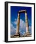 Corinthian Columns, Roman Temple and The Temple of Hercules, The Citadel, Amman, Jordan-Cindy Miller Hopkins-Framed Photographic Print