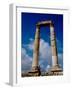 Corinthian Columns, Roman Temple and The Temple of Hercules, The Citadel, Amman, Jordan-Cindy Miller Hopkins-Framed Photographic Print