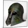 Corinthian Helmet, 550-450 BCE (Bronze)-Greek school-Mounted Giclee Print