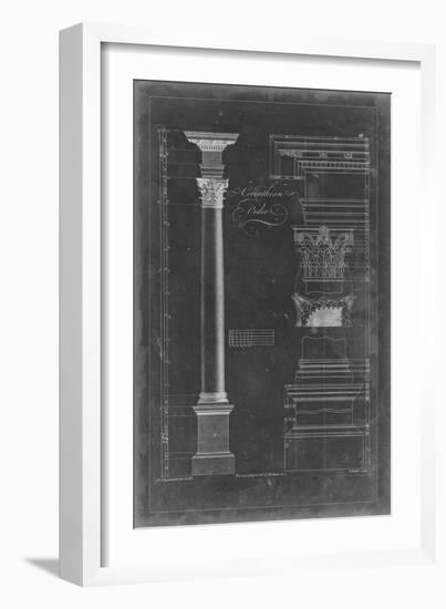 Corinthian Order Blueprint-Chippendale-Framed Art Print