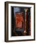 Corinthian Style Column, Detail of Travelling Cabinet in Spruce and Oak-null-Framed Giclee Print