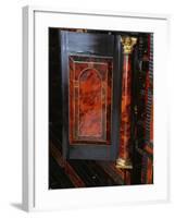 Corinthian Style Column, Detail of Travelling Cabinet in Spruce and Oak-null-Framed Giclee Print