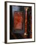 Corinthian Style Column, Detail of Travelling Cabinet in Spruce and Oak-null-Framed Giclee Print