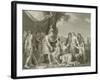 Coriolanus and His Mother-Jean Jacques Francois Lebarbier-Framed Giclee Print