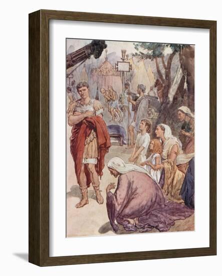 Coriolanus and the Matrons of Rome-William Rainey-Framed Giclee Print