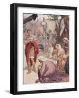 Coriolanus and the Matrons of Rome-William Rainey-Framed Giclee Print