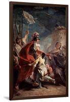 Coriolanus before the Gates of Rome, C1730-Giovanni Battista Tiepolo-Framed Giclee Print