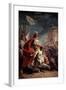 Coriolanus before the Gates of Rome, C1730-Giovanni Battista Tiepolo-Framed Giclee Print