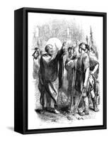 Coriolanus by William Shakespeare-John Gilbert-Framed Stretched Canvas