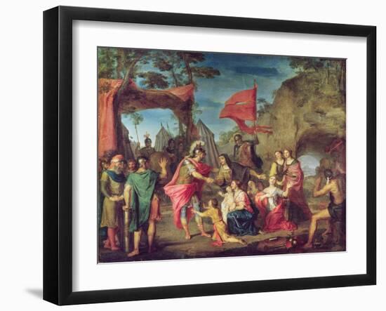 Coriolanus in the Volscian Camp, 1747-Louis Galloche-Framed Giclee Print