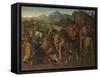 Coriolanus Persuaded by His Family to Spare Rome, C. 1500-Michele da Verona-Framed Stretched Canvas