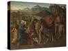 Coriolanus Persuaded by His Family to Spare Rome, C. 1500-Michele da Verona-Stretched Canvas