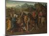 Coriolanus Persuaded by His Family to Spare Rome, C. 1500-Michele da Verona-Mounted Giclee Print