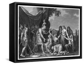 Coriolanus Yields-null-Framed Stretched Canvas