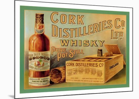 Cork Distilleries Co. Ltd. Whisky-null-Mounted Art Print