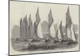 Cork Harbour Regatta, the Double Start for Her Majesty's Cup, and the National Exhibition Cup-null-Mounted Giclee Print