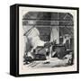 Cork Manufacture in Spain: the Boiling Department-null-Framed Stretched Canvas