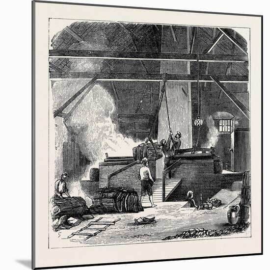 Cork Manufacture in Spain: the Boiling Department-null-Mounted Giclee Print