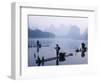 Cormorant Fishermen, Li River, Yangshou, Guilin, Guangxi Province, China-Steve Vidler-Framed Photographic Print